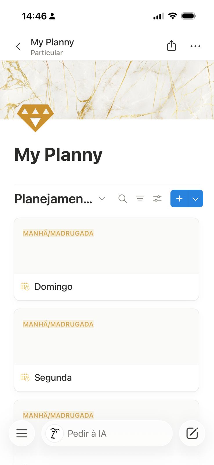 My Planny — versão mobile